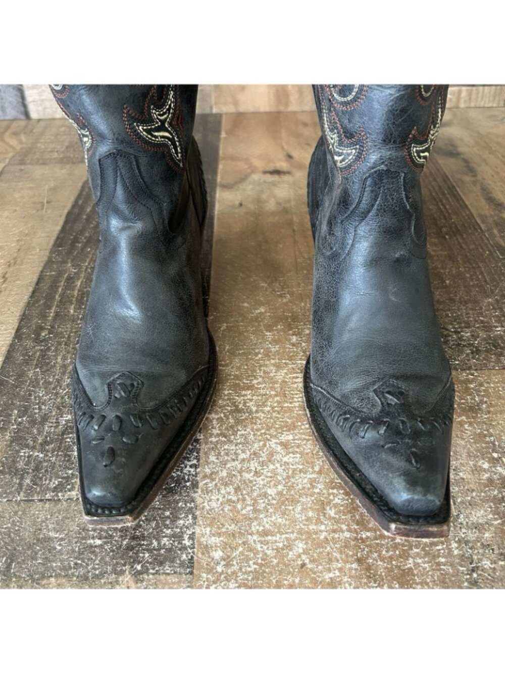 Lucchese 1883 Snip Toe M5021 Western Cowboy Boots Womens 6.5 B - Picture 9 of 12